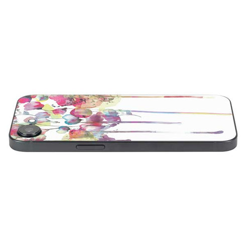 Painted Flowers iPhone 16e Skin